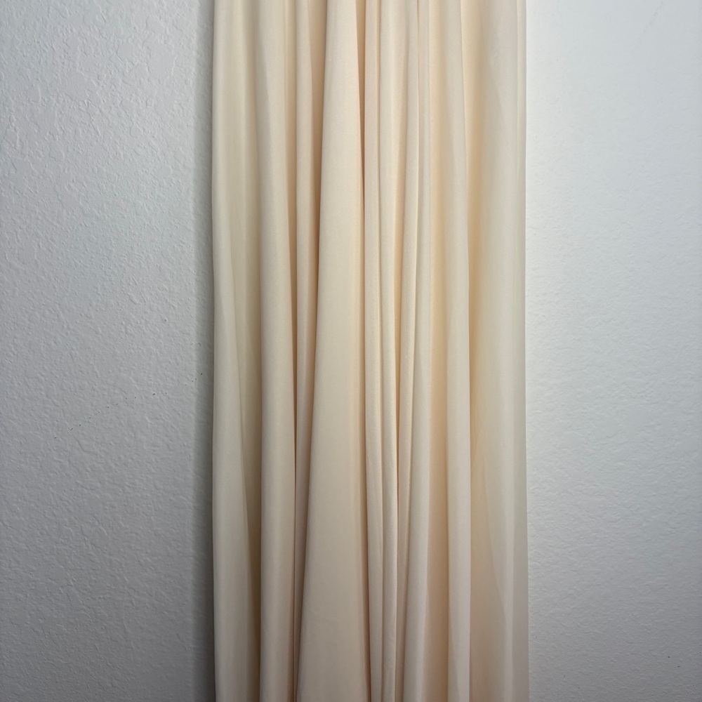 Olga Vintage Cream Yellow Maxi Nightgown Bodysilk Made in USA Lingerie - Picture 3 of 8
